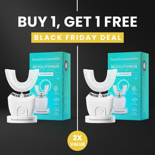 Final 3 hours 75% OFF!🔥BRUSH U-Shaped Automatic Toothbrush🦷Cleans in 30 Seconds