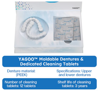 Official Store | YAGOO™ Moldable Dentures🧑🏽‍⚕️Obtain American Dental Association (ADA) Certification ✅