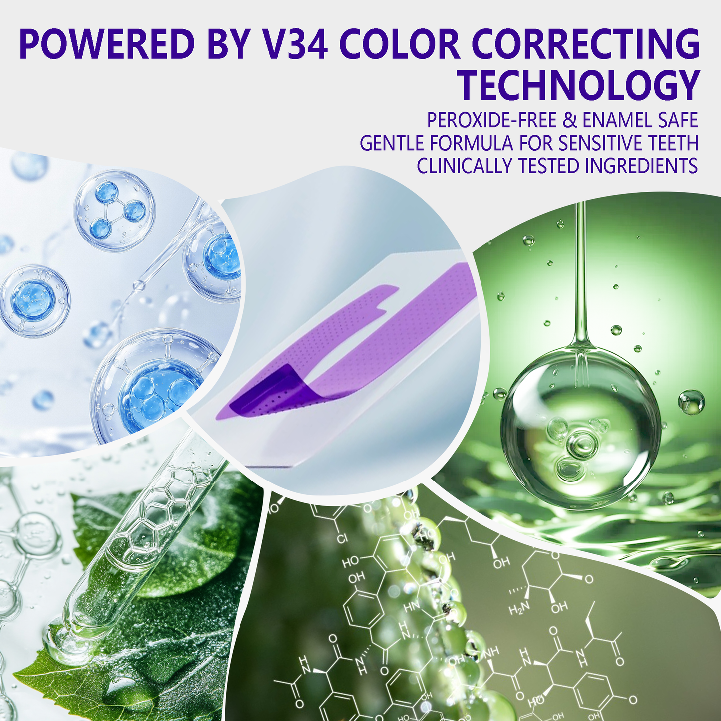 Clinclii™ V36 Whitening Strips – Professional Teeth Whitening at Home