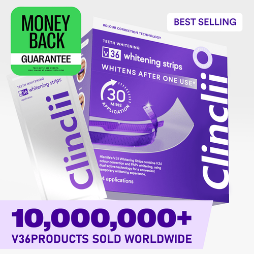 Clinclii™ V36 Whitening Strips – Professional Teeth Whitening at Home