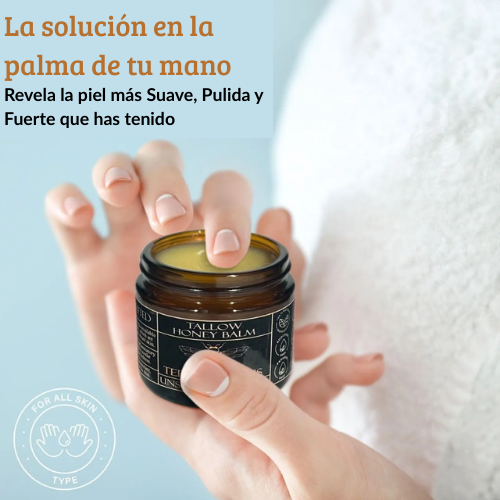 Bálsamo de Sebo de Res con Miel Cruda Terra Lotus